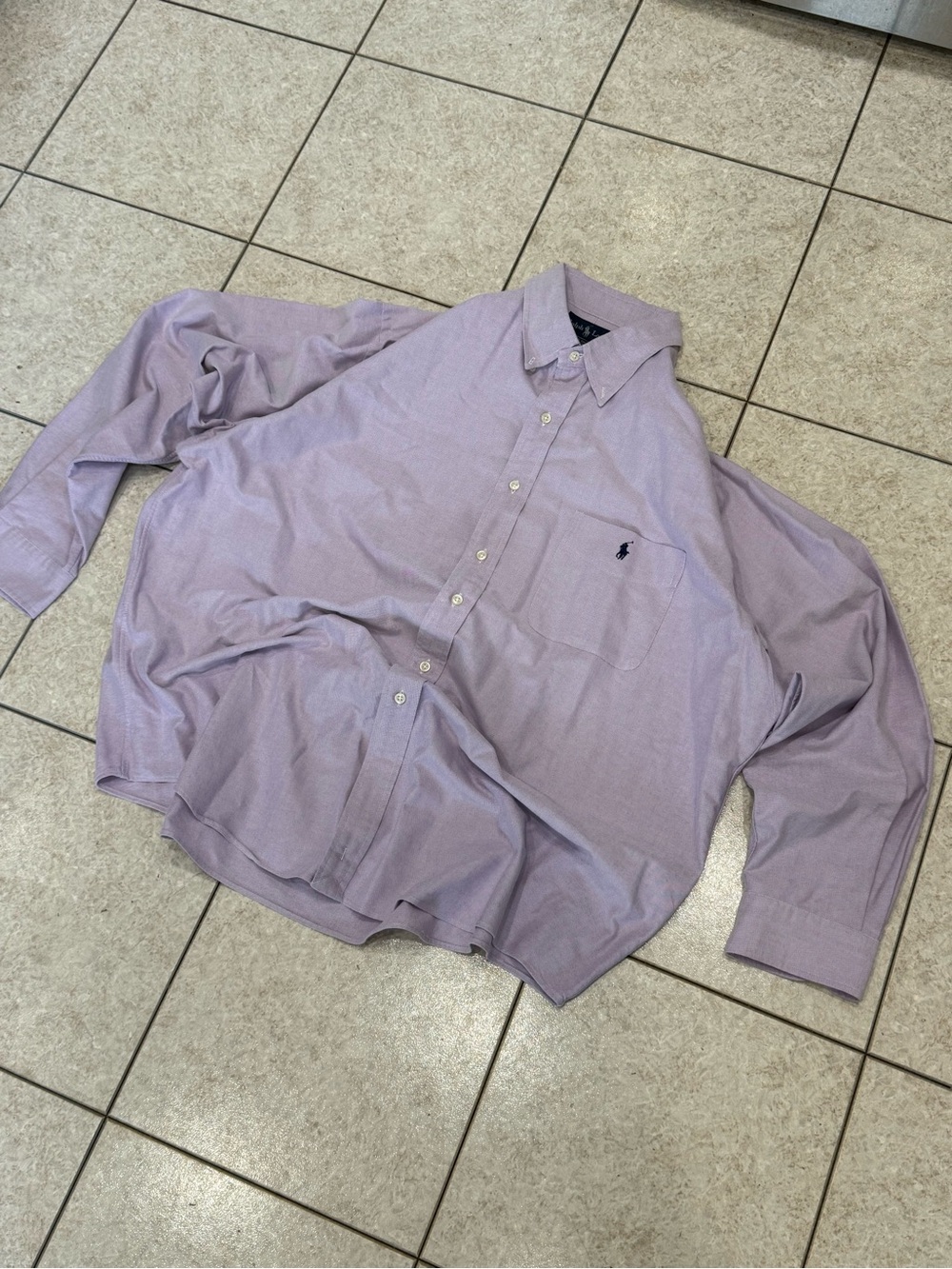 Polo by Ralph Lauren Lavender Button-Down Dress Shirt